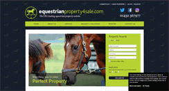 Desktop Screenshot of equestrianproperty4sale.com